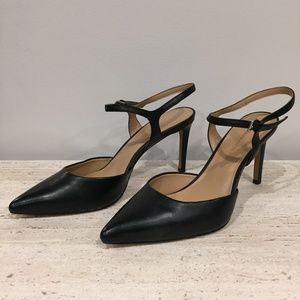NEW Banana Republic Black Ankle-Strap Pump